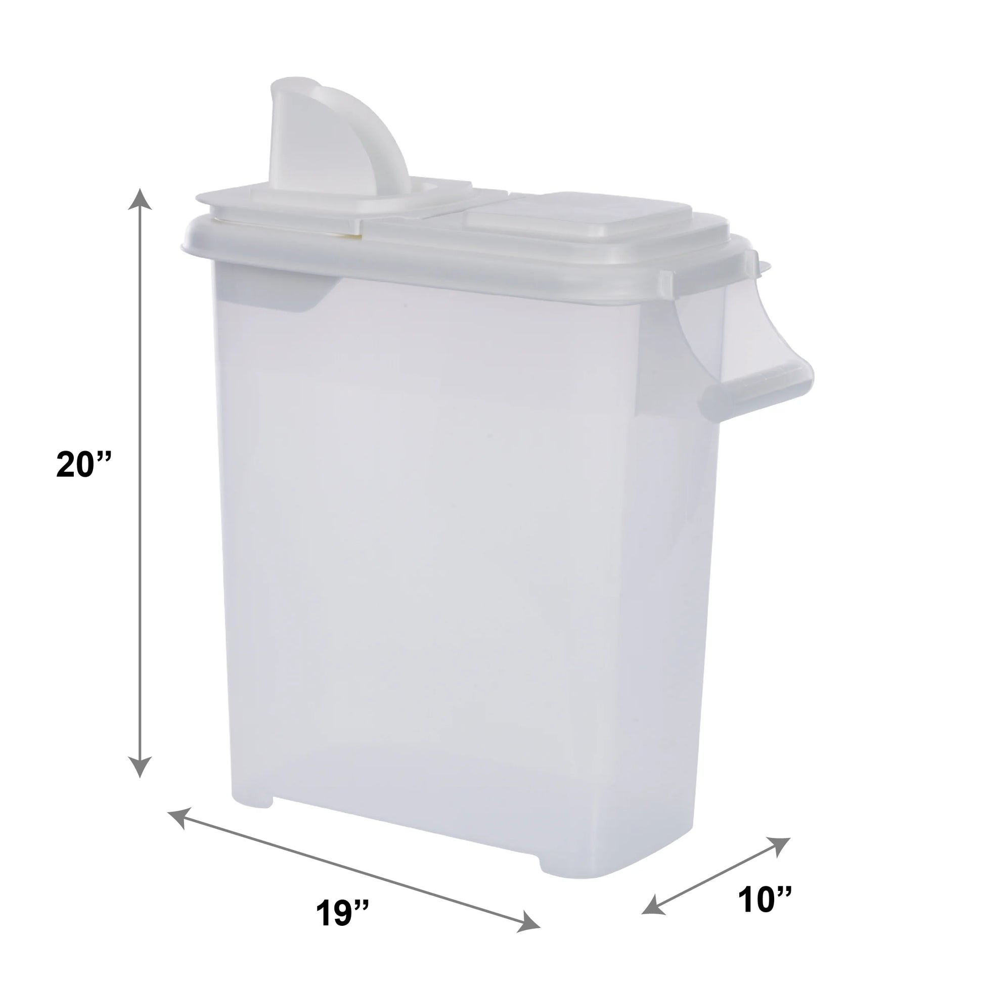 32 Quart "Bag-In" All Pets Food Dispenser, Holds up to 22 Lbs.