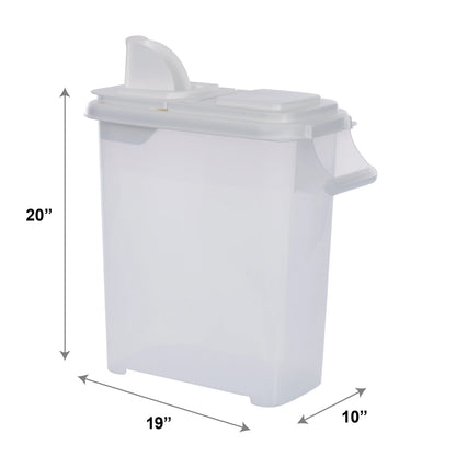 32 Quart "Bag-In" All Pets Food Dispenser, Holds up to 22 Lbs.
