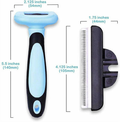 Professional Pet Brush - Grooming and Deshedding Tool for Cats and Dogs