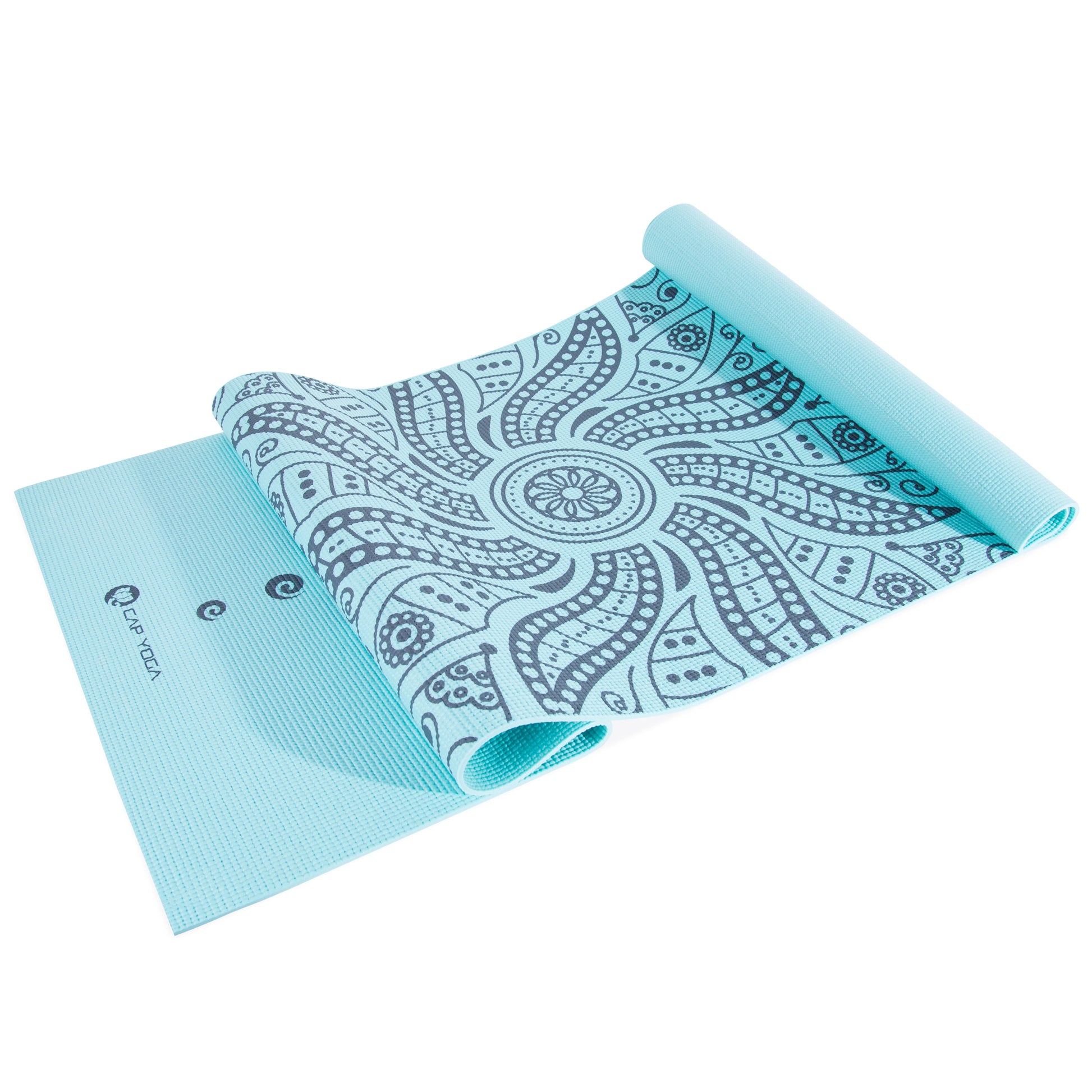 Yoga Mat with Carry Strap, Mandala