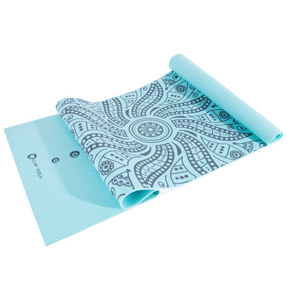 Yoga Mat with Carry Strap, Mandala