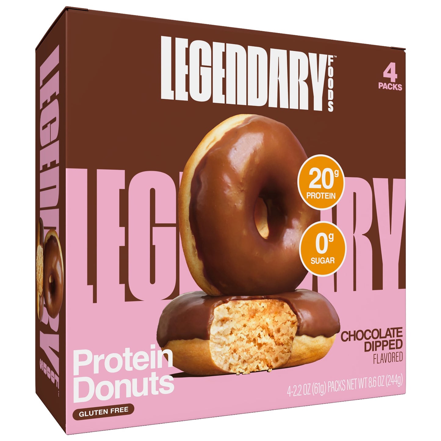- Protein Donuts Vanilla Glazed 9.2Oz/4Ct