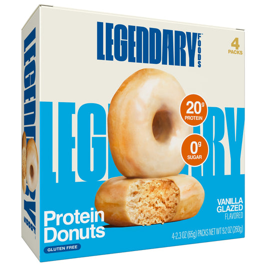 - Protein Donuts Vanilla Glazed 9.2Oz/4Ct