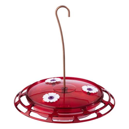 3-In-1 Hummingbird Feeder, 6 Oz Hummingbird Nectar, Red