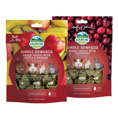 Simple Rewards Apple Banana Treats 3Oz.