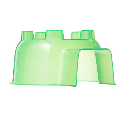 (4 Pack)  Green Plastic Small Animal Hideaway