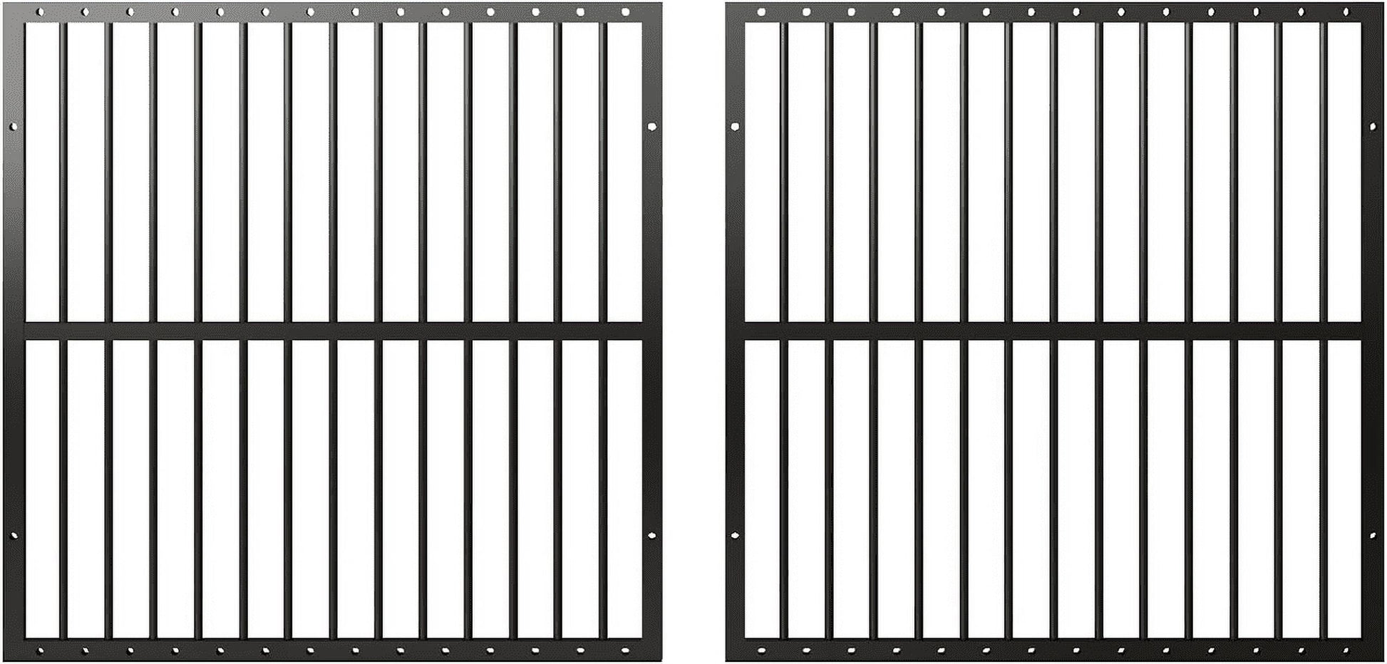 31.5" Height Pet Playpen 2 Panel Add-On, Dog Playpen, Puppy Dogs Heavy-Duty Extendable Pen,Easy Assemble, Black