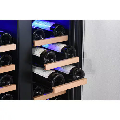 36 Bottle 24 In. Built-In French Door Dual Zone Wine Cooler