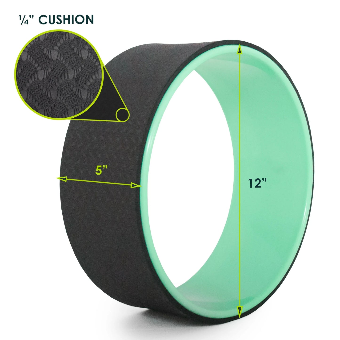 Yoga Wheel for Stretching/Support for Yoga Poses & Backbends