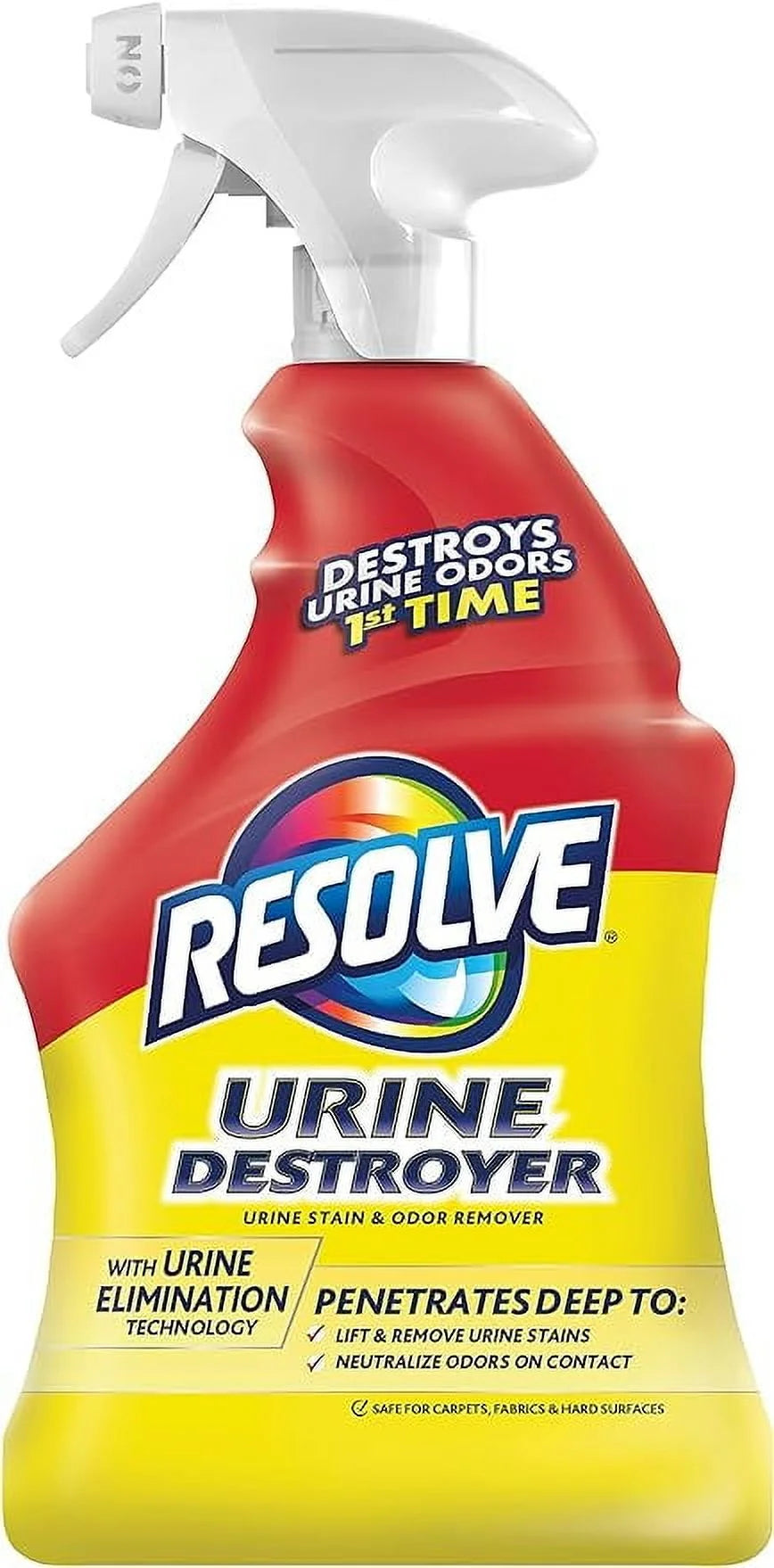 Urine Destroyer Carpet Pet Stain Cleaner Solution and Odor Remover Spray, 32 Oz