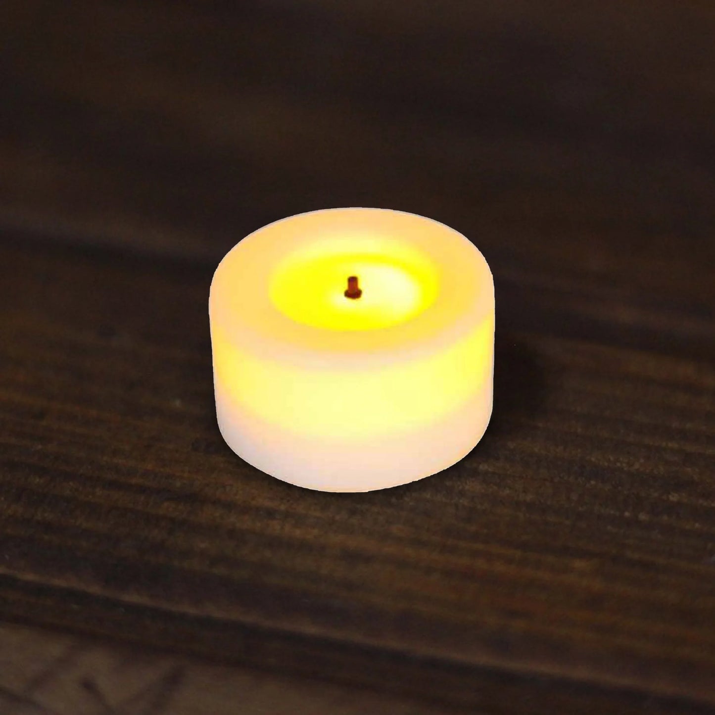 Unscented Led Tealights Flameless Candles, White, 4.60", 0.18 Lb