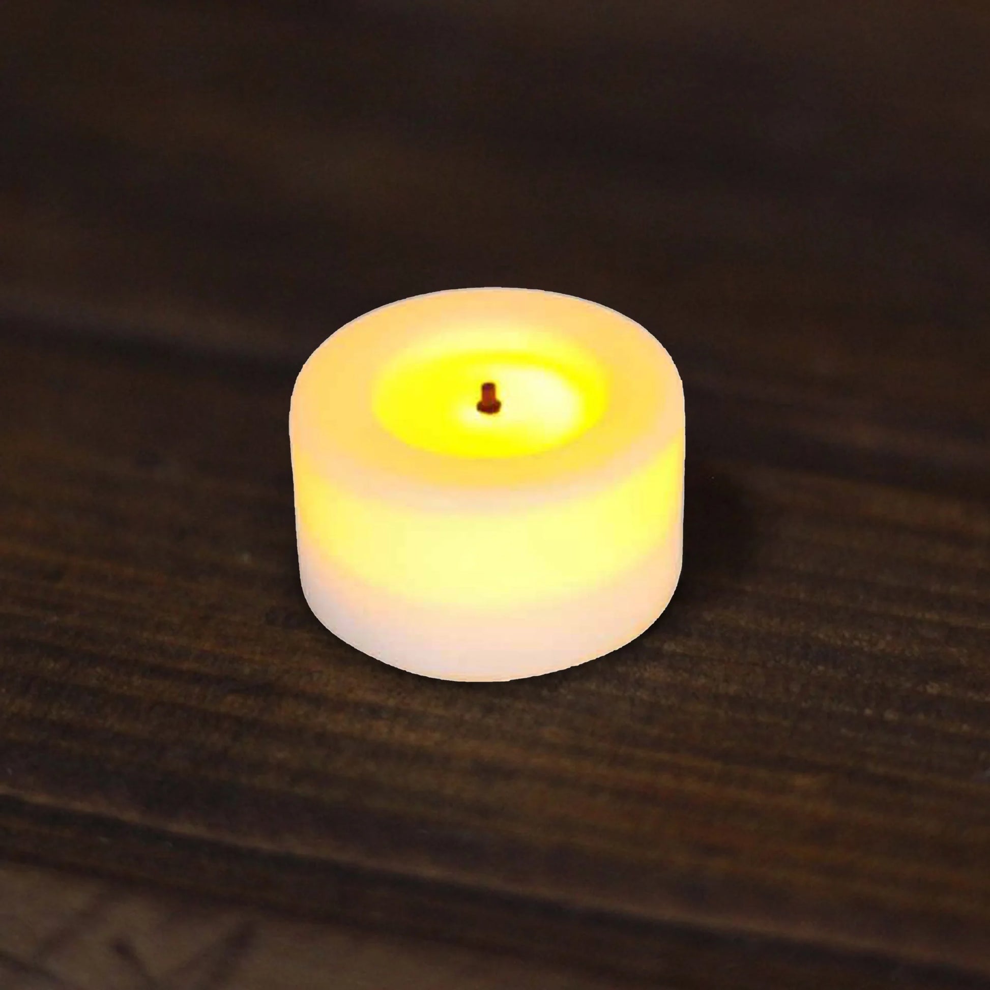 Unscented Led Tealights Flameless Candles, White, 4.60", 0.18 Lb