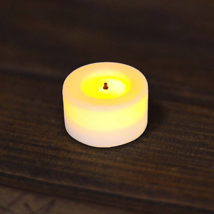 Unscented Led Tealights Flameless Candles, White, 4.60", 0.18 Lb