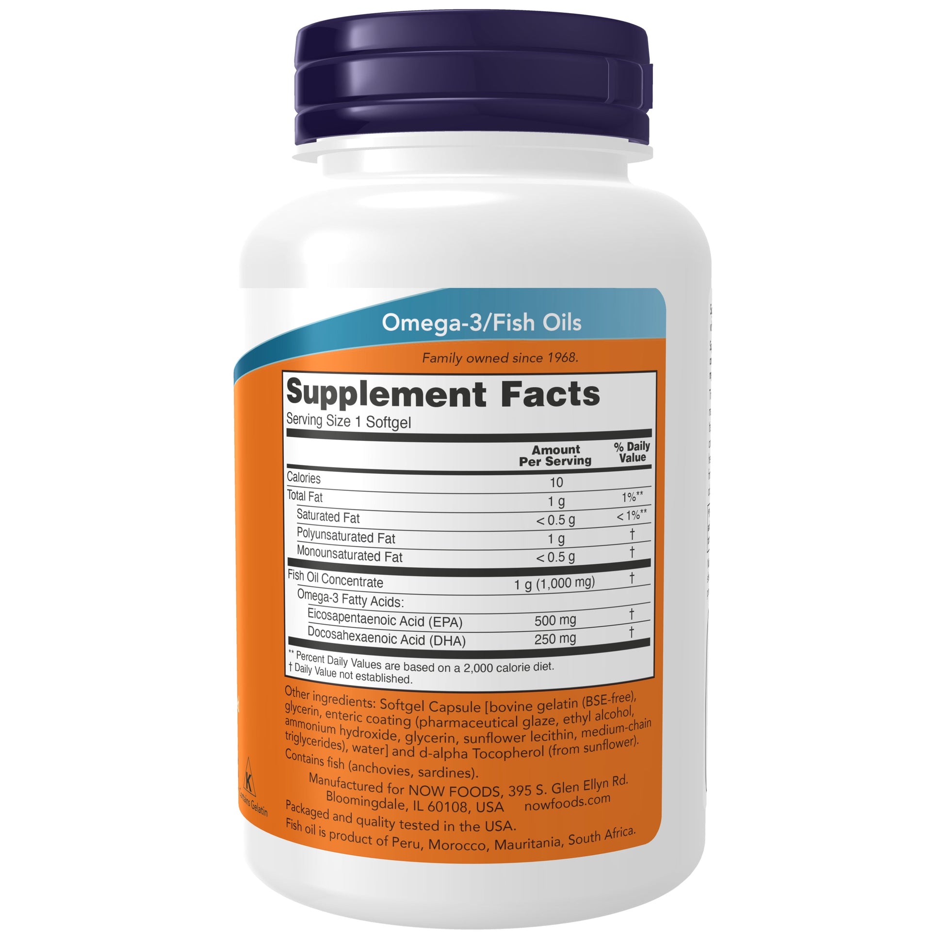 Supplements, Ultra Omega-3 Molecularly Distilled and Enteric Coated, 90 Softgels