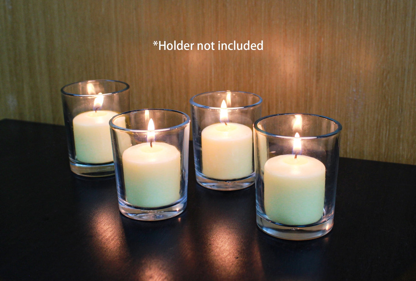 Unscented Votive Candles, Ivory, 16-Pack