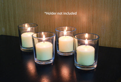 Unscented Votive Candles, Ivory, 16-Pack