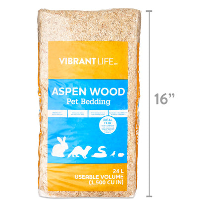 (2 Pack)  Aspen Wood Pet Bedding, 24 L Bag