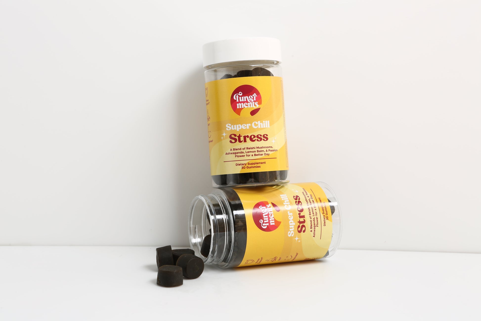 (2 Pack)  Super Chill - Sleep&Relax, Healthy Cortisol, Reishi, Ashwagandha, L-Theanine - 30Ct