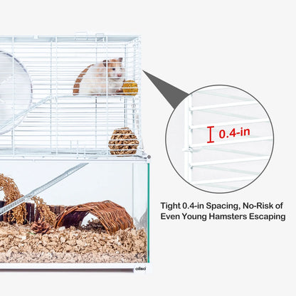 3 Tiers Large Hamster Cages with Removeable Waterproof PVC Tray