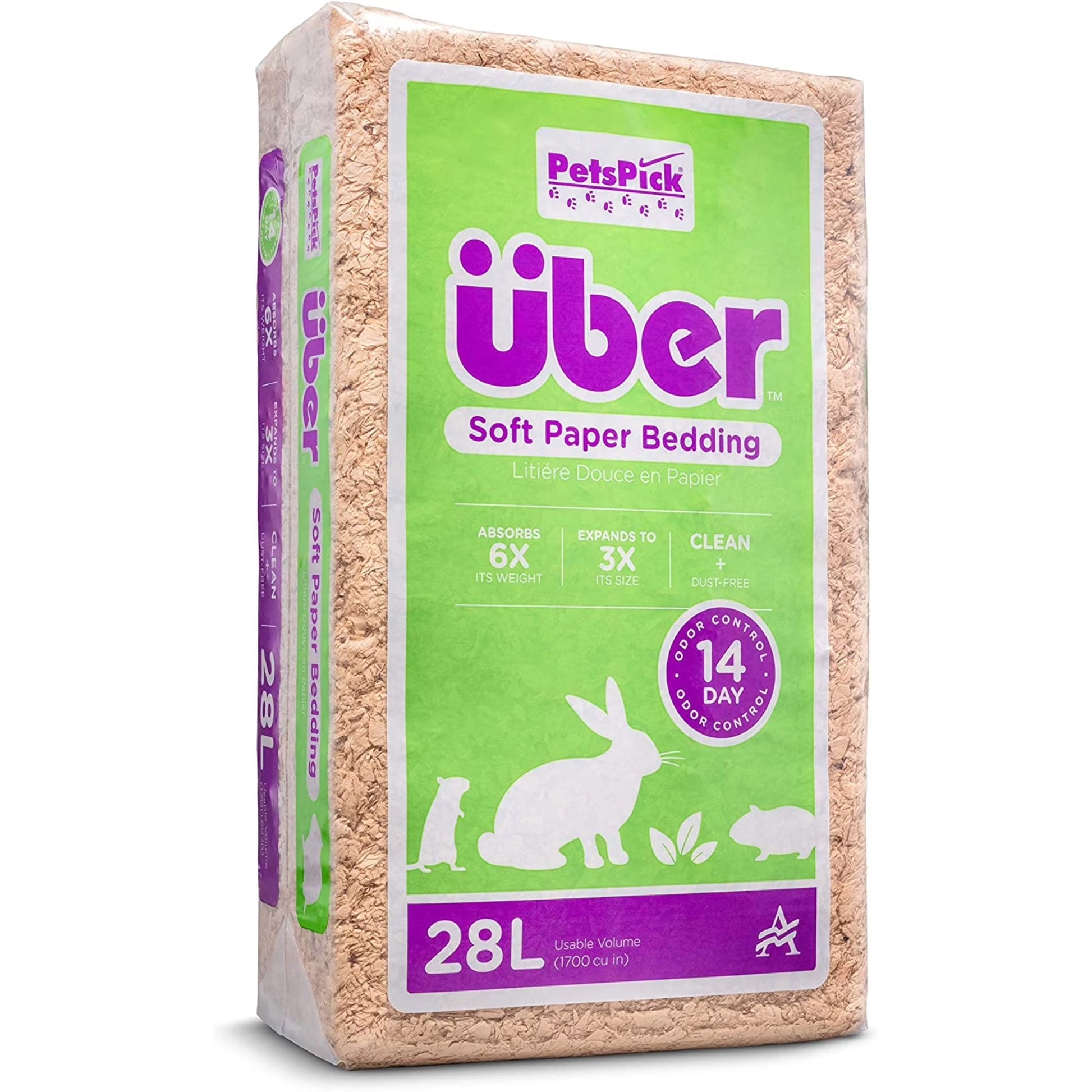 28L Natural Uber Pet Bedding for Small Animals