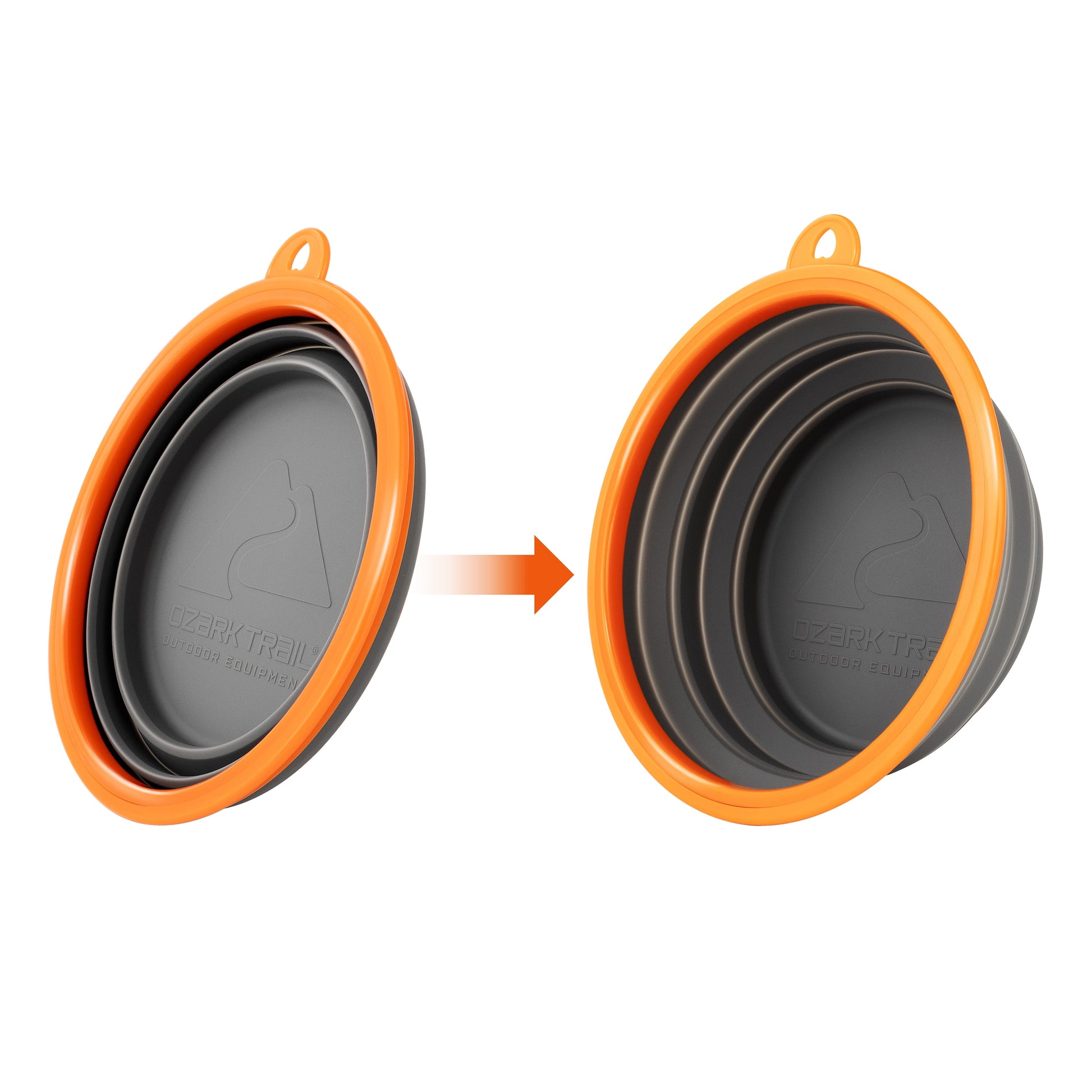 2 Pack Dog Travel Bowls Portable Foldable Dog Water Dish Bowl for Pets