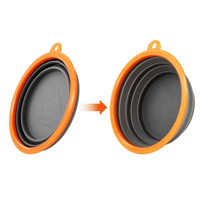 2 Pack Dog Travel Bowls Portable Foldable Dog Water Dish Bowl for Pets