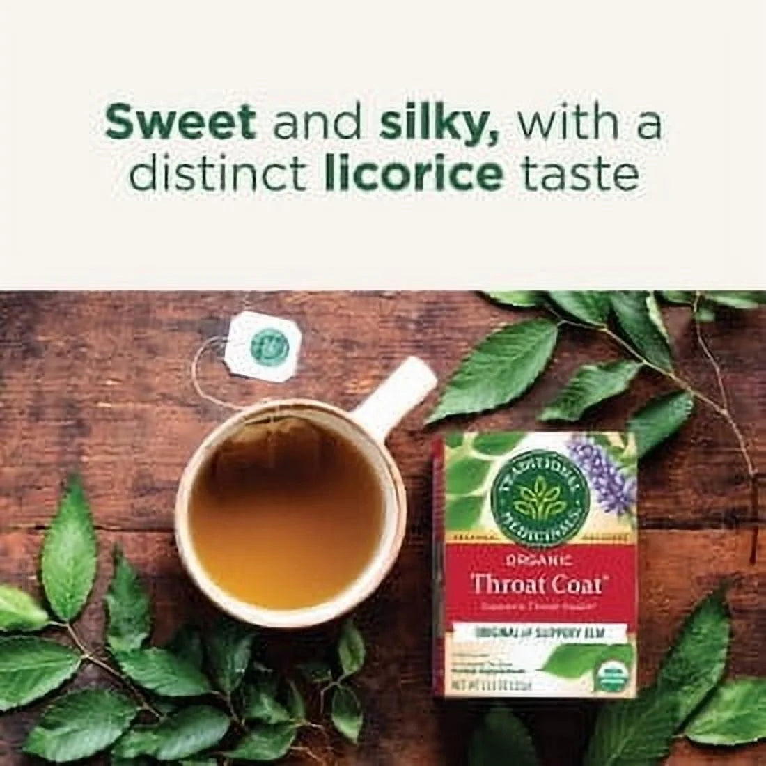 (4 Pack) , Organic Throat Coat, Tea Bags, 16 Count