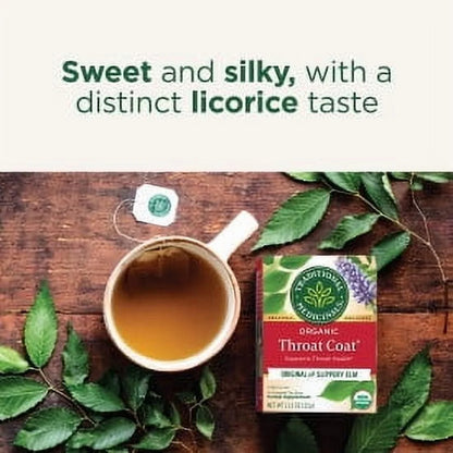(4 Pack) , Organic Throat Coat, Tea Bags, 16 Count