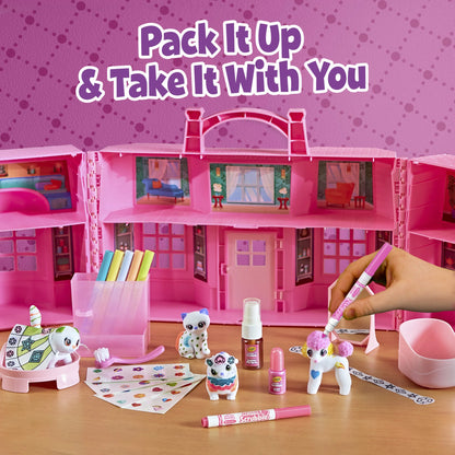 Scribble Scrubbie Pets Super Salon, Creative Toys for Kids, Coloring Gifts for Girls & Boys, Arts and Crafts, Ages 3+