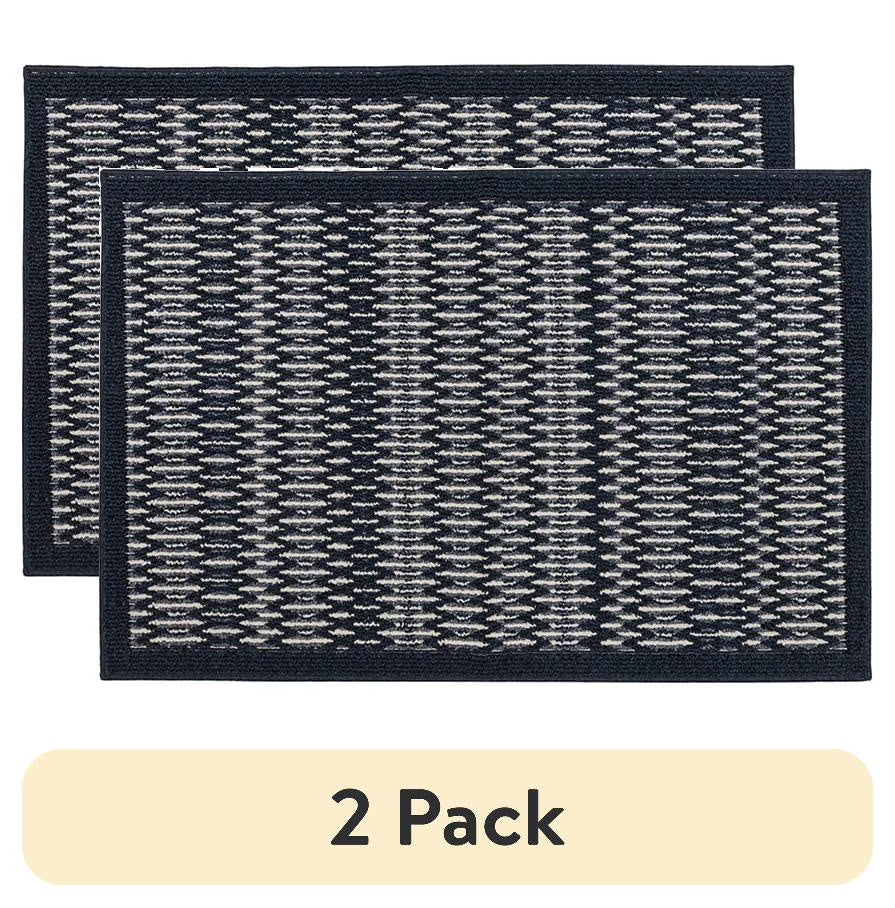 Silvestre Border Indoor Area Rug, Dark Blue, 30" X 45"