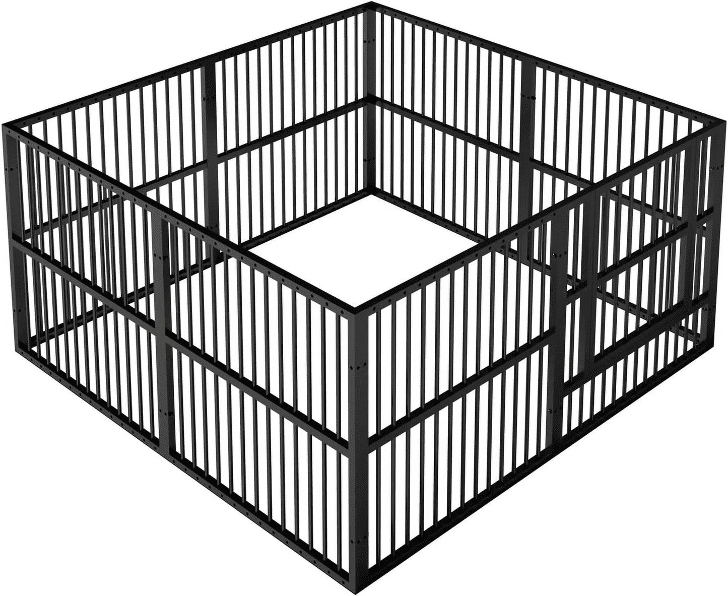 31.5" Height Pet Playpen 2 Panel Add-On, Dog Playpen, Puppy Dogs Heavy-Duty Extendable Pen,Easy Assemble, Black