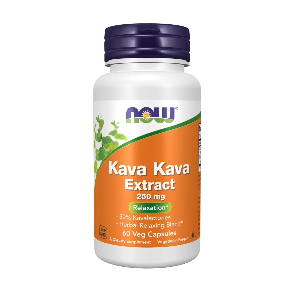 Supplements, Kava Kava Extract 250 Mg, 30% Kavalactones, Herbal Relaxation Blend*, 60 Veg Capsules