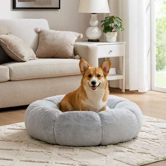 Pumpkin Donut 36" Pet Bed