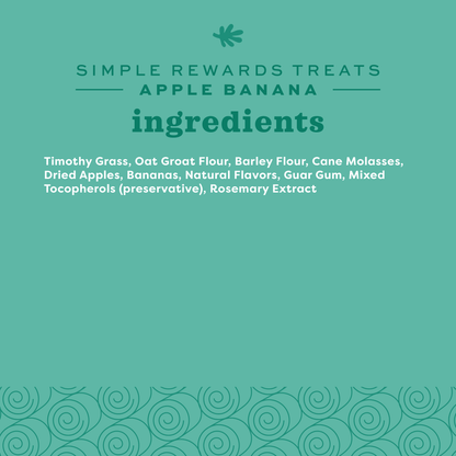 Simple Rewards Apple Banana Treats 3Oz.