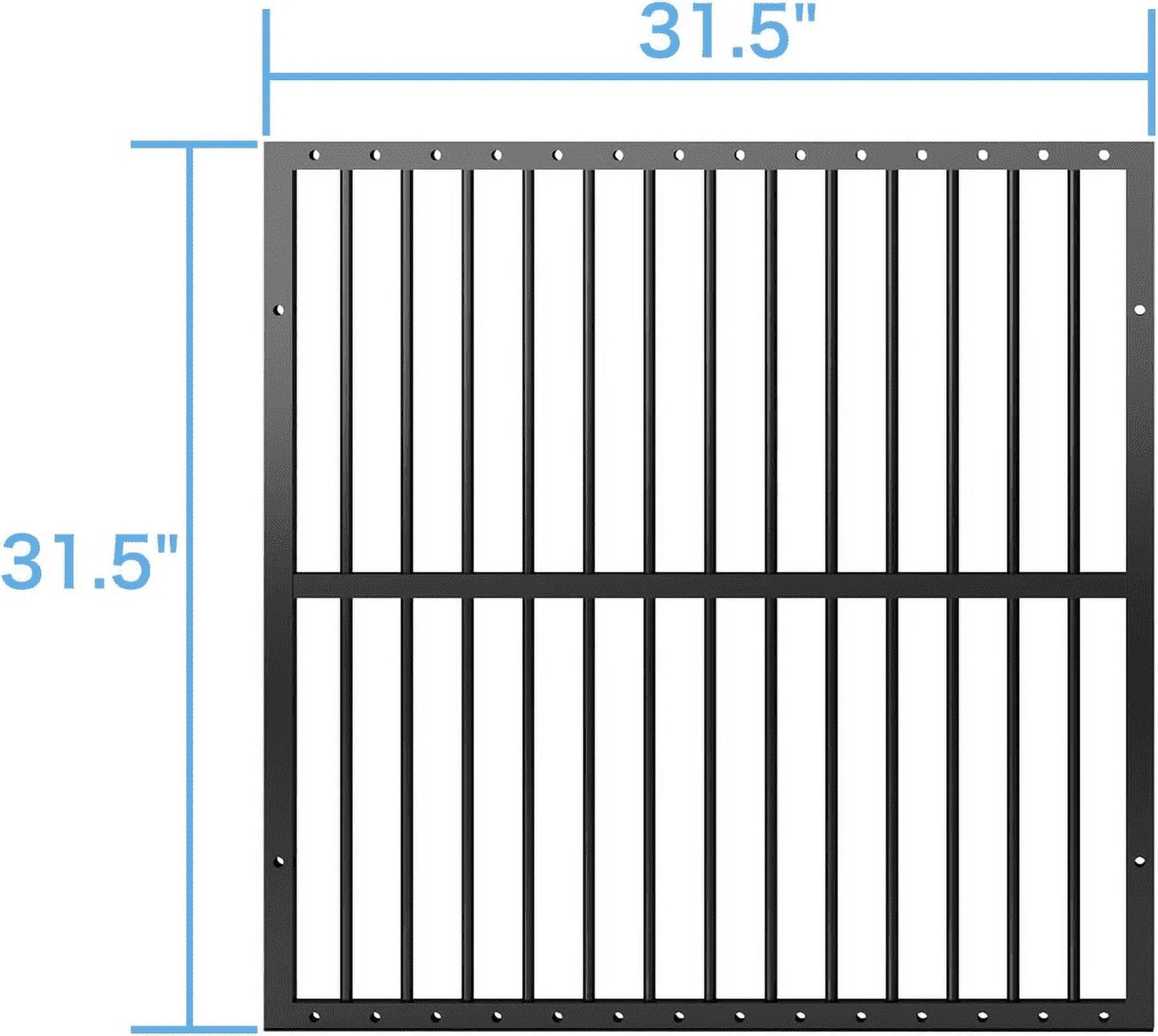 31.5" Height Pet Playpen 2 Panel Add-On, Dog Playpen, Puppy Dogs Heavy-Duty Extendable Pen,Easy Assemble, Black