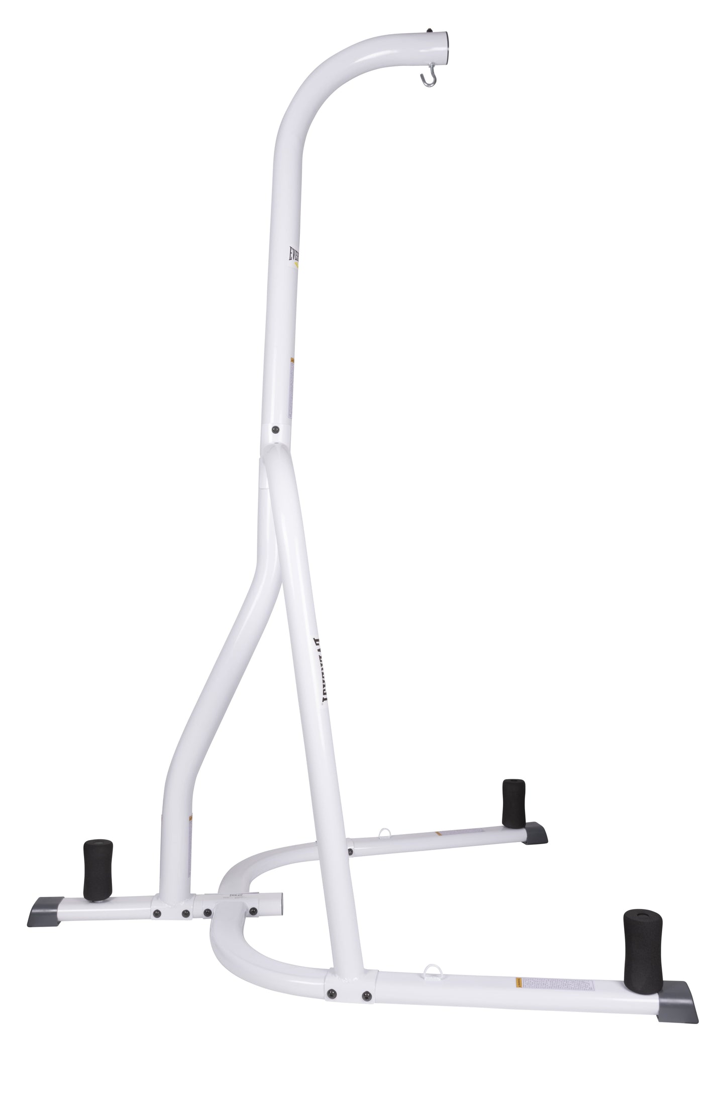 Single Station Heavy-Duty Punching Bag Stand, Powder-Coated Steel, 100 Lb Capacity, White