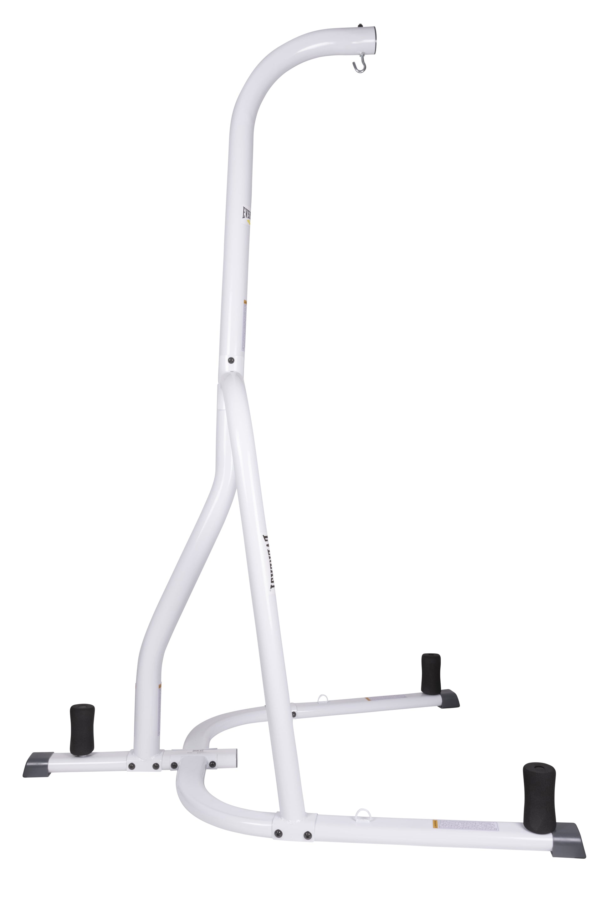 Single Station Heavy-Duty Punching Bag Stand, Powder-Coated Steel, 100 Lb Capacity, White