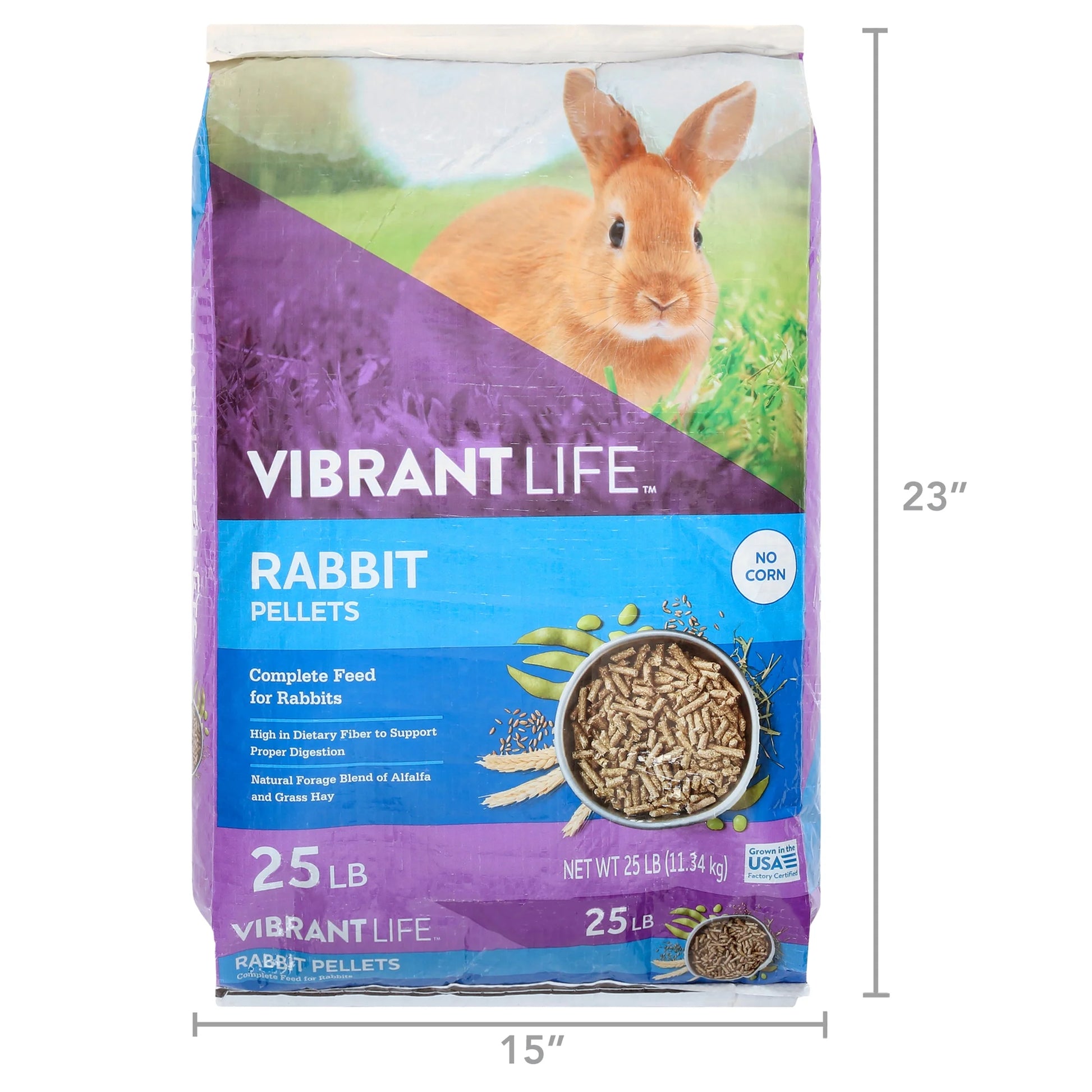 Rabbit Pellets, 25 Lb Bag