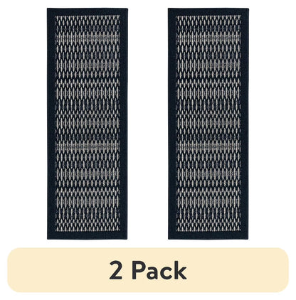 Silvestre Border Indoor Area Rug, Dark Blue, 30" X 45"