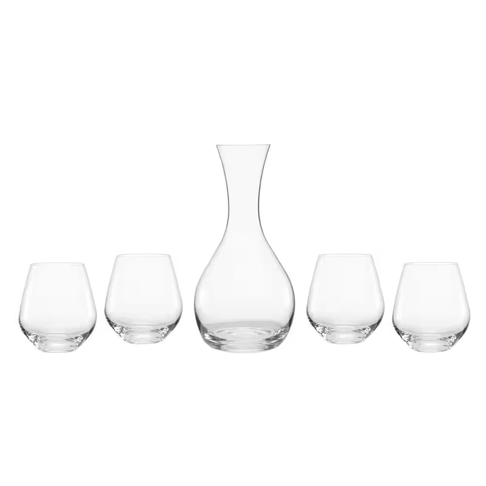 TUSCANY CLS EUROPEAN GLASS DECANTR 44 Oz. W/4 STEMLESS