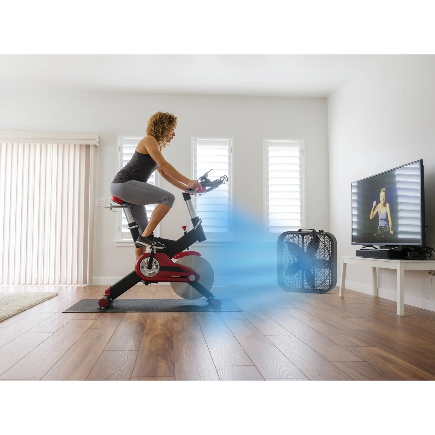 (3 Pack)  Cool Colors 20" 3-Speed Weather Resistant Box Fan, Black B20301, New