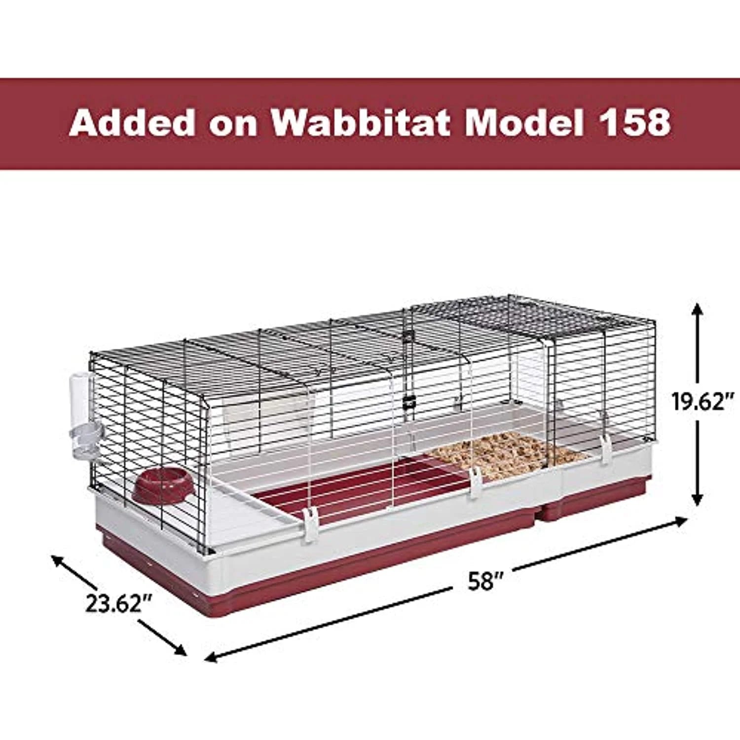 Wire Hutch Extension for Deluxe Wabbitat Rabbit Cage