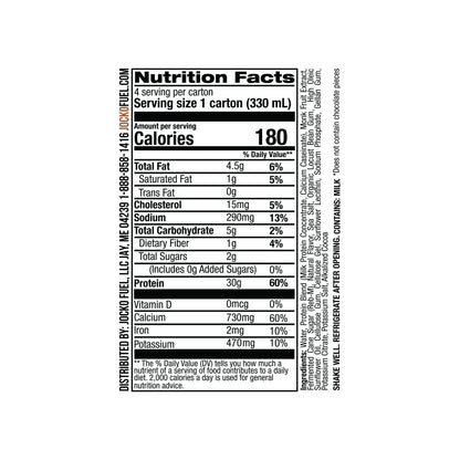 Protein Shake, Chocolate, 11Oz, 4 Count, 30G Protein