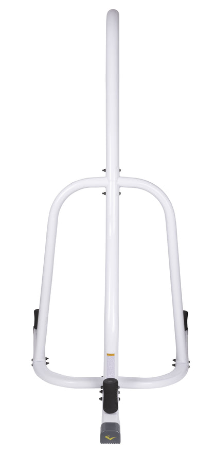 Single Station Heavy-Duty Punching Bag Stand, Powder-Coated Steel, 100 Lb Capacity, White
