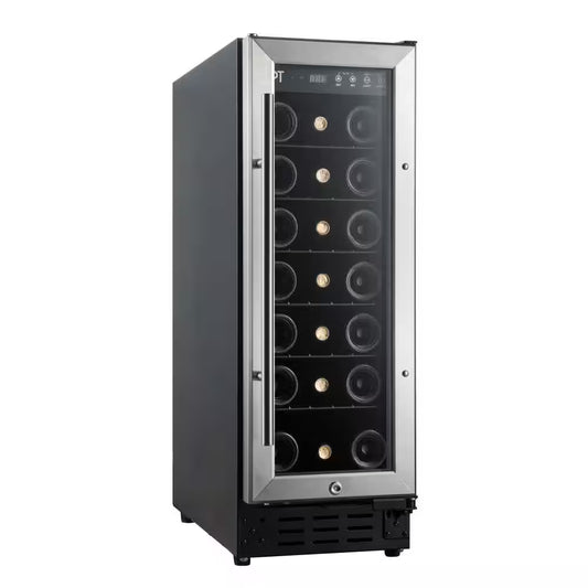 11.8 In. Under-Counter Freestanding 21-Bottle Wine and 60-Can Beverage Cooler (Commercial Grade)