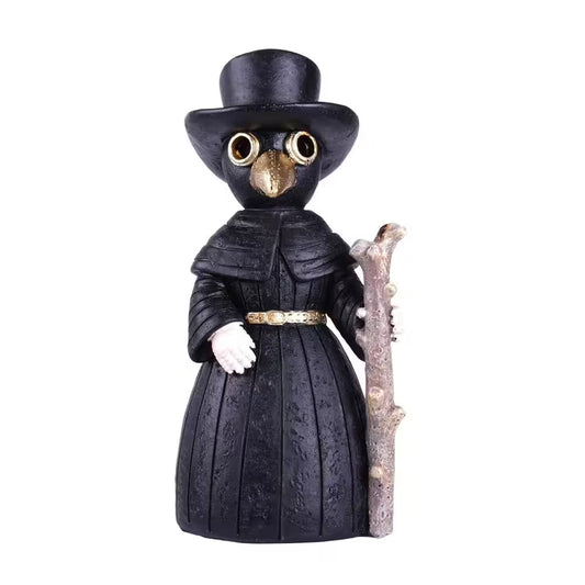 Resin Voodoo Doll Cone Incense Burner for Home Decoration and Stress Relief