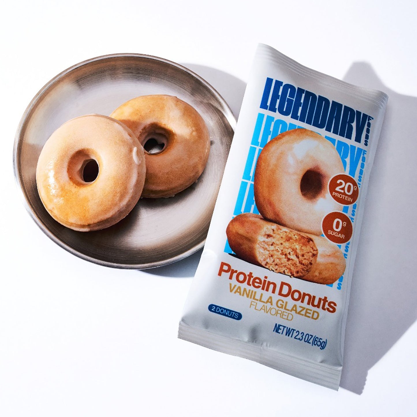 - Protein Donuts Vanilla Glazed 9.2Oz/4Ct