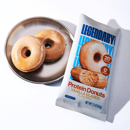 - Protein Donuts Vanilla Glazed 9.2Oz/4Ct