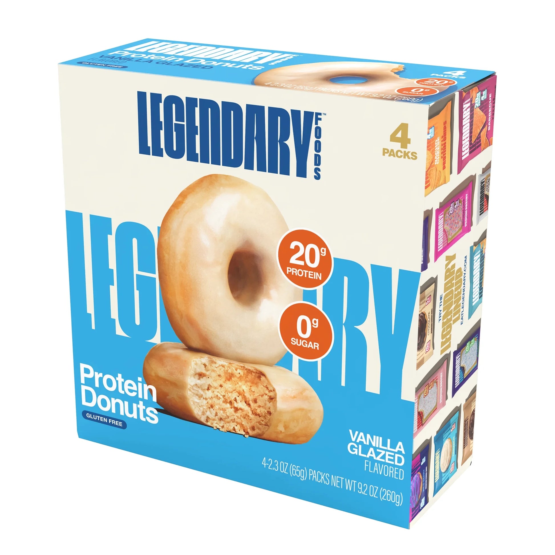 - Protein Donuts Vanilla Glazed 9.2Oz/4Ct