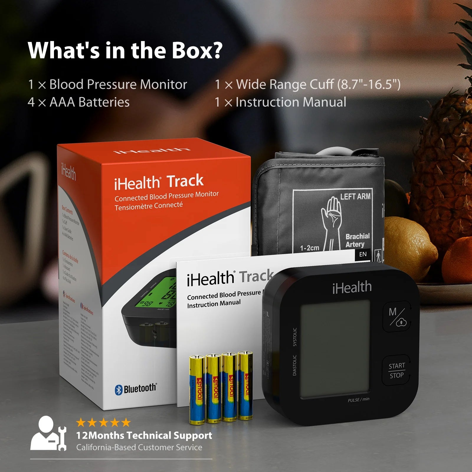 Track plus Wireless Blood Pressure Monitor